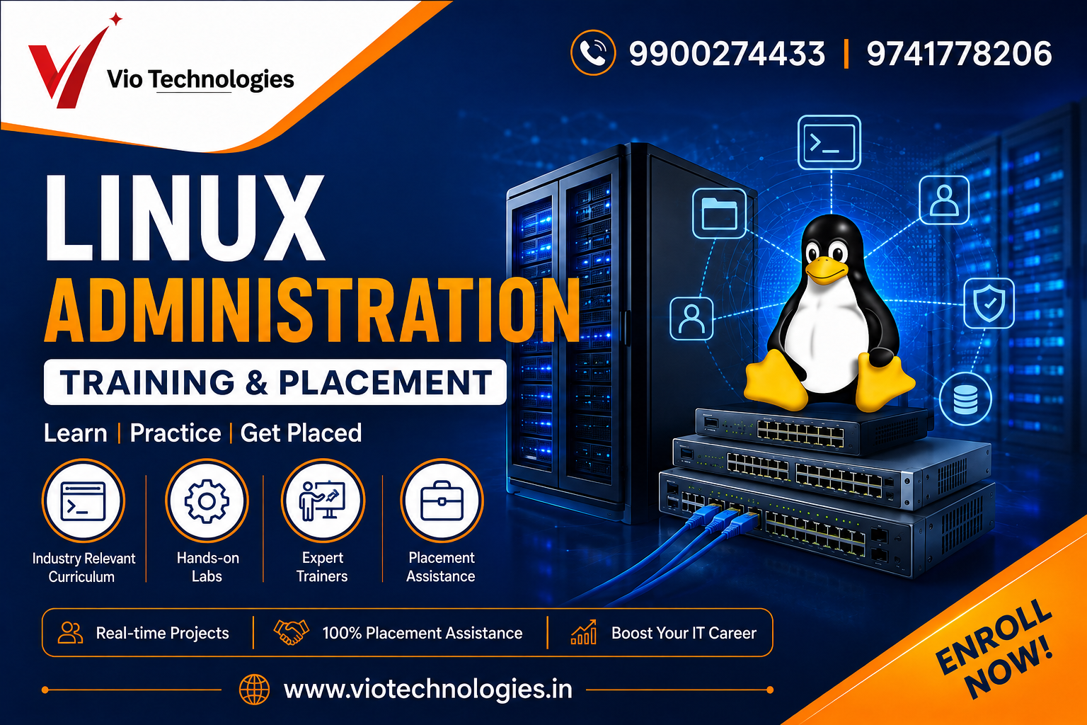 Linux Administration Training & Placement